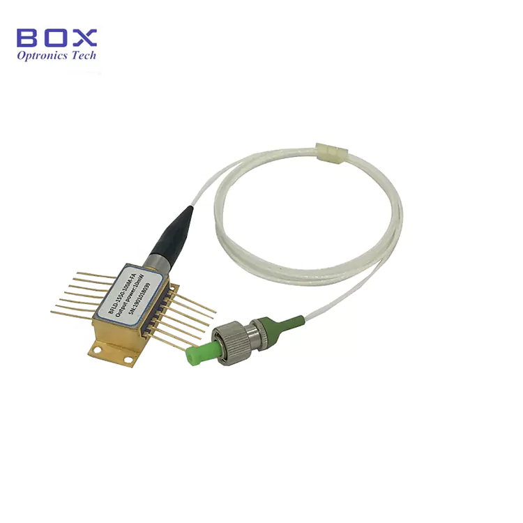 Diodo DFB-Laser infrarrojo de 1064 nm con una capacidad de 200 MW con enlaces de fibra