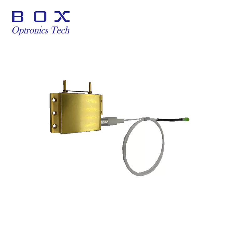 808 nm 25 W 62.5 μm de diodo láser de fibra multimodona para una fuente de bombeo