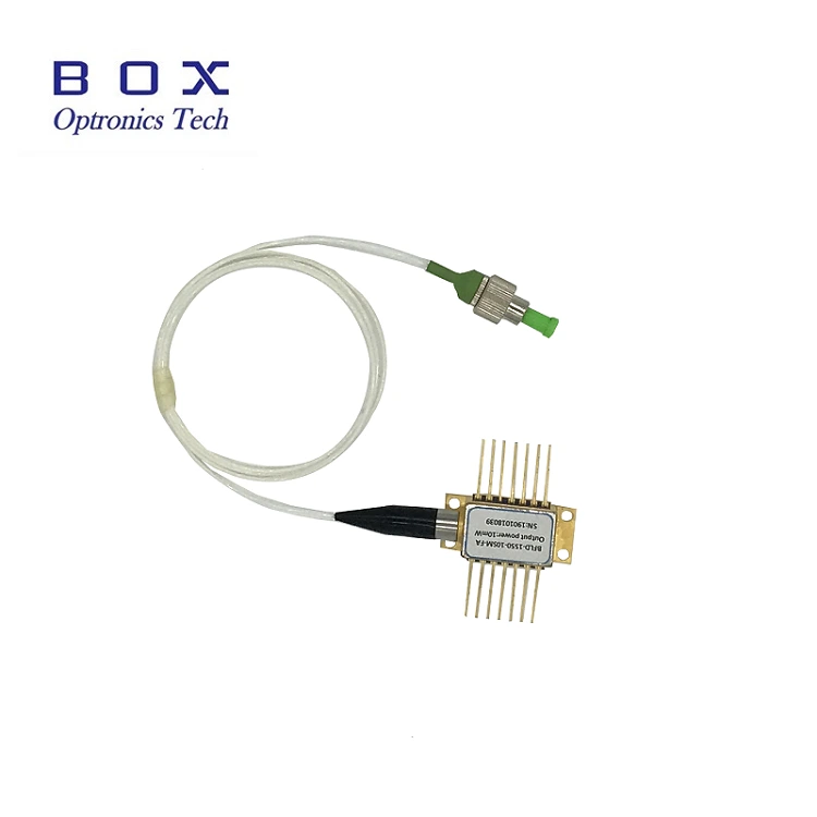 Diodo de bombeo láser de 976 nm 14 Pin Butterfly LD con fibra SMPM